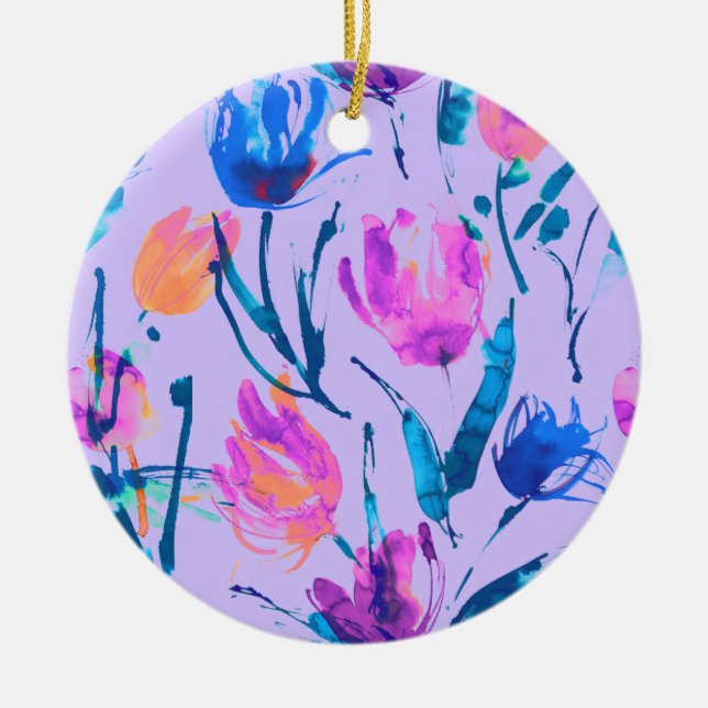 Adorno De Cerámica Fiebre tulipana (Frente)