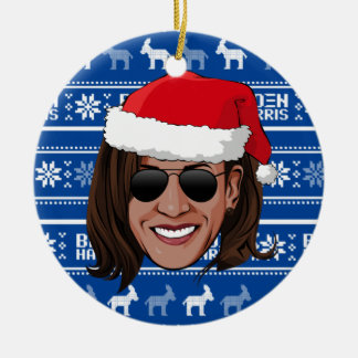 Adorno De Cerámica Fiesta de Aviadores Kamala Harris