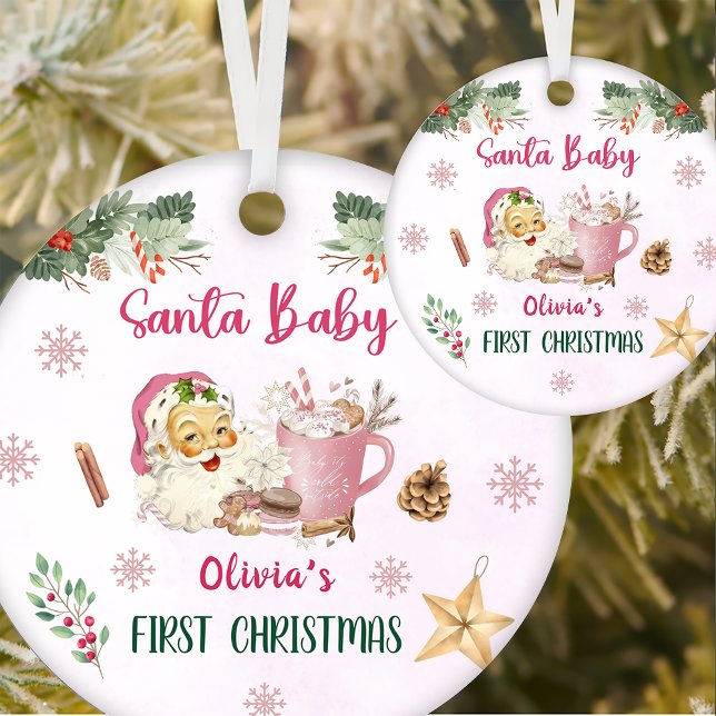 Adorno De Cerámica Fiesta de cumpleaños de los Navidades de Santa Coo (Subido por el creador)