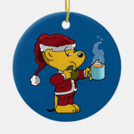 Adorno De Cerámica Fiesta de Navidad Salvaje