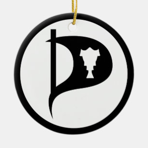 Adorno De Cerámica Fiesta de Piratas de Islandia