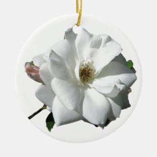 Adorno De Cerámica Fiesta de rosas blancas  ducha Boda flores Destino
