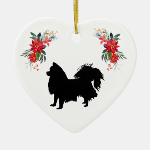 Adorno De Cerámica Fiesta de silueta de Chihuahua