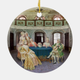 Adorno De Cerámica Fiesta del Té