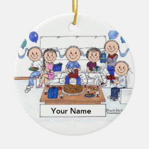 Adorno De Cerámica Fiesta - Hombre