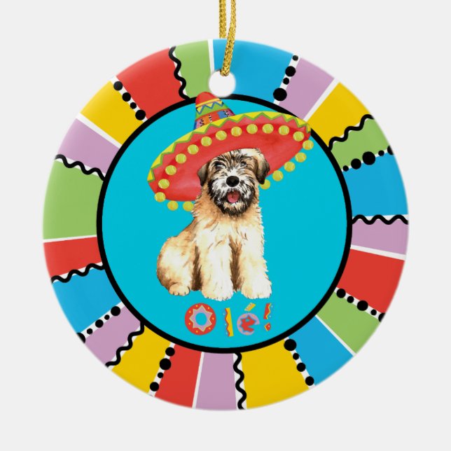 Adorno De Cerámica Fiesta Wheaten (Frente)