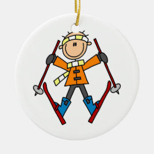 Adorno De Cerámica Figura camisetas y regalos del palillo del