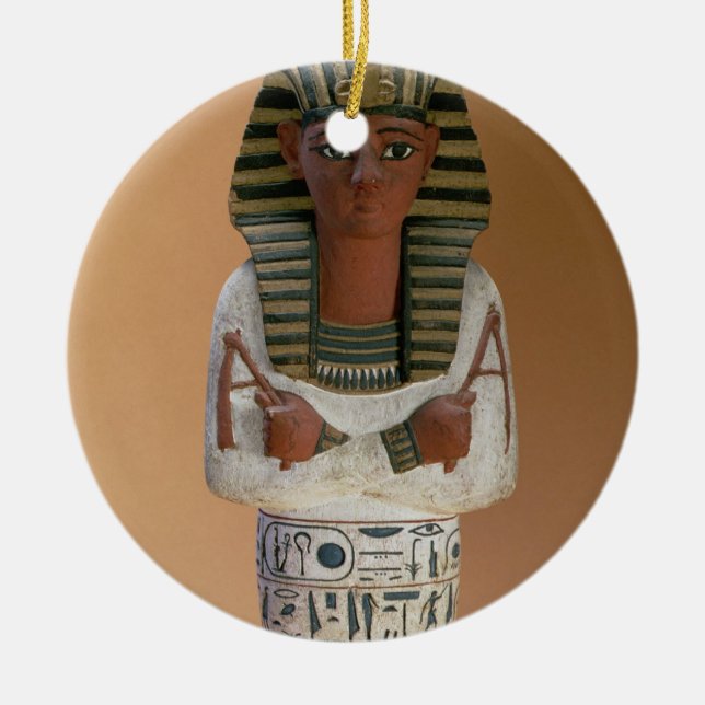 Adorno De Cerámica Figura de Shabti de Ramesses IV, nuevo reino (Frente)