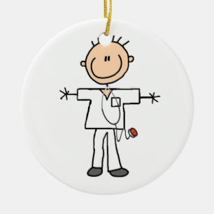 Adorno De Cerámica Figura masculina camisetas y regalos del palillo