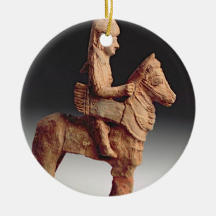 Adorno De Cerámica Figurilla de un jinete armado, Byblos, 8vo-6to ce