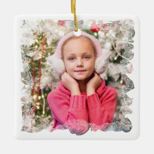 Adorno De Cerámica Filigree Ornament