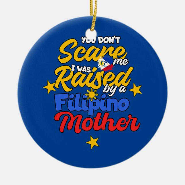 Adorno De Cerámica Filipina filipina filipina madre no (Frente)