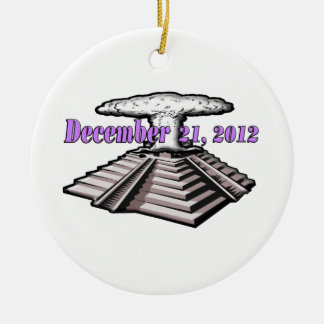 Adorno De Cerámica Fin Del Mundo - 21 De Diciembre De 2012