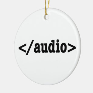 Adorno De Cerámica Finalizar código HTML5 de audio