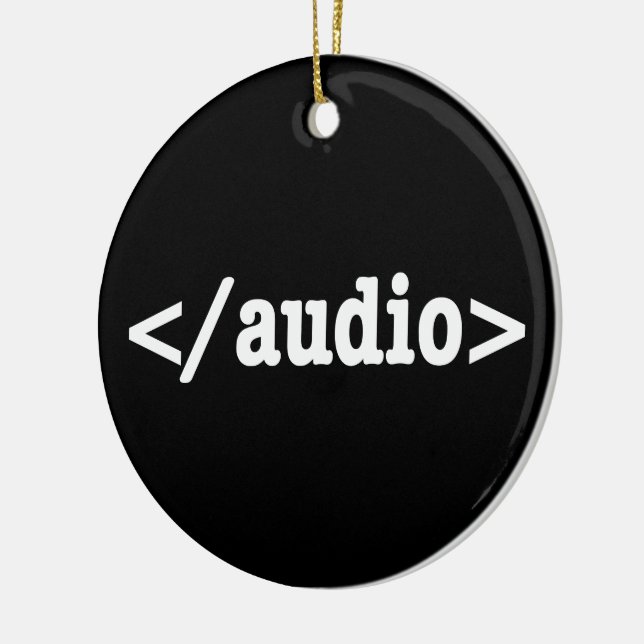 Adorno De Cerámica Finalizar código HTML5 de audio (Izquierda)
