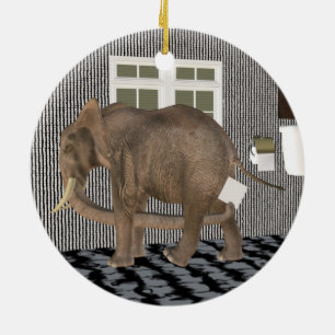 Adorno De Cerámica Finalmente, casa rota