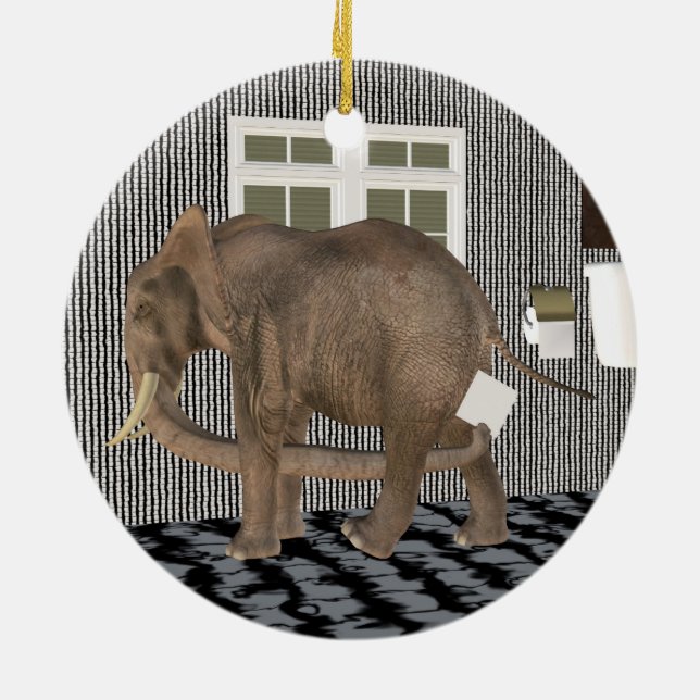 Adorno De Cerámica Finalmente, casa rota (Atrás)