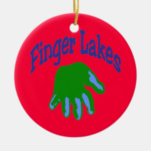 Adorno De Cerámica Finger Lake Personalizado