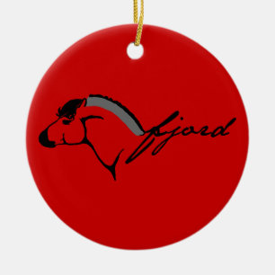 Adorno De Cerámica Fiordo noruego