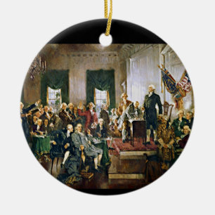 Adorno De Cerámica Firma de la Constitución