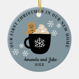 Adorno De Cerámica FIrst Christmas Home