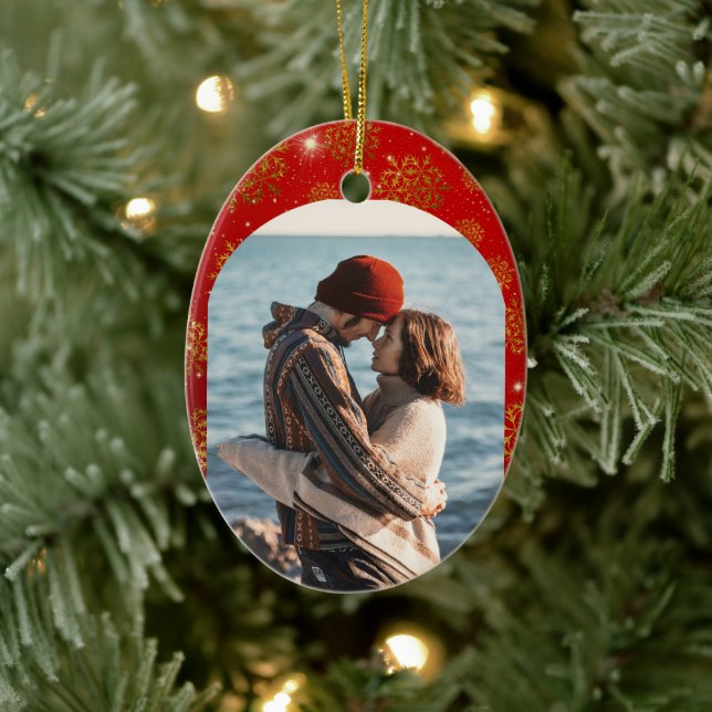 Adorno De Cerámica First Year Dating Couples Christmas (Árbol)
