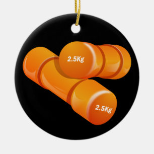 Adorno De Cerámica ¡Fitness! por SRF