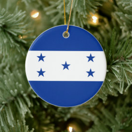 Adorno De Cerámica Flag of Honduras
