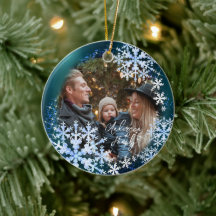 Flama de nieve foto turquesa