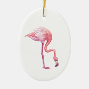 Adorno De Cerámica Flamingo