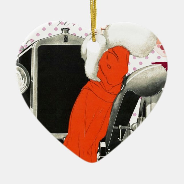 Adorno De Cerámica flapor de polkadots (Frente)