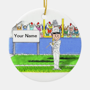 Adorno De Cerámica Flauta - Hombre