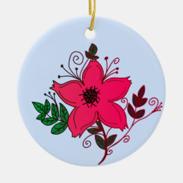 Adorno De Cerámica flor