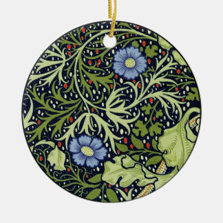 Adorno De Cerámica Flor de antigüedades de William Morris Seaweed