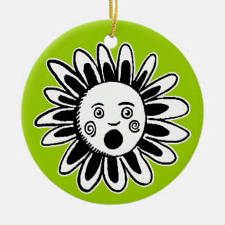 Adorno De Cerámica Flor de canto