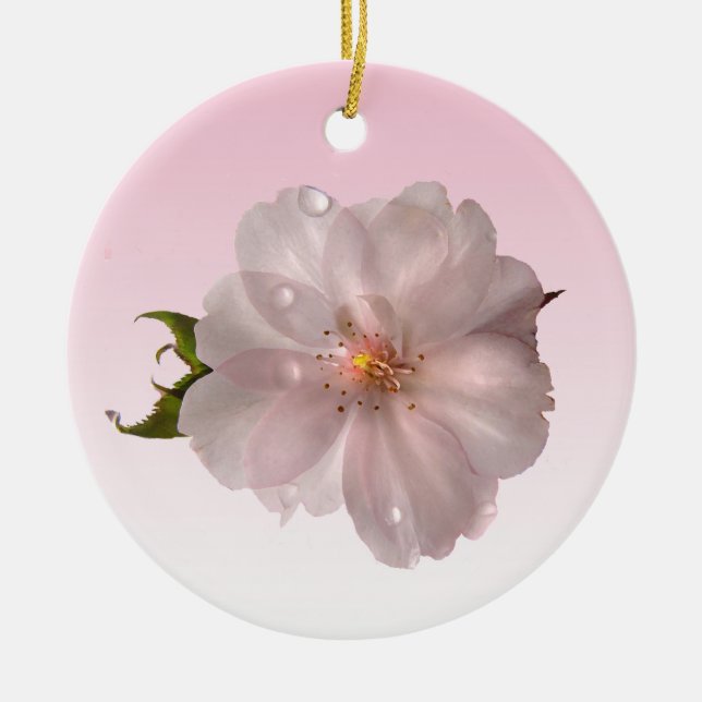 Adorno De Cerámica Flor de cerezo (Frente)