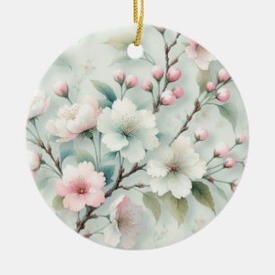 Adorno De Cerámica Flor de Cerezo