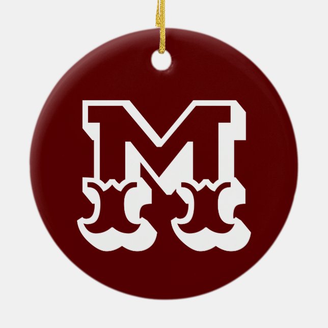 Adorno De Cerámica Flor de cerezo personalizada (Atrás)