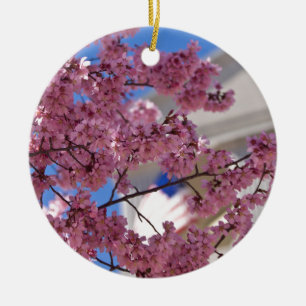 Adorno De Cerámica Flor de Cerezo Sakura Americana
