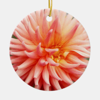 Adorno De Cerámica Flor de Dahlia deslumbrante