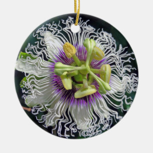 Adorno De Cerámica Flor de fruta de pasión