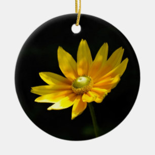 Adorno De Cerámica flor de oro