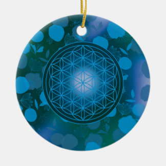 Adorno De Cerámica flor de vida, chakra, zen, geométrica sagrada,