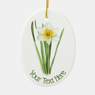 Adorno De Cerámica Flor del narciso