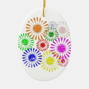 Adorno De Cerámica Flor en problemas