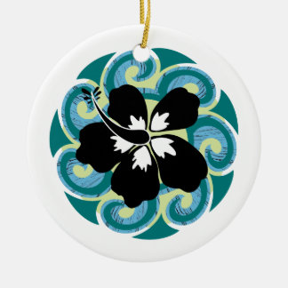 Adorno De Cerámica Flor hawaiana