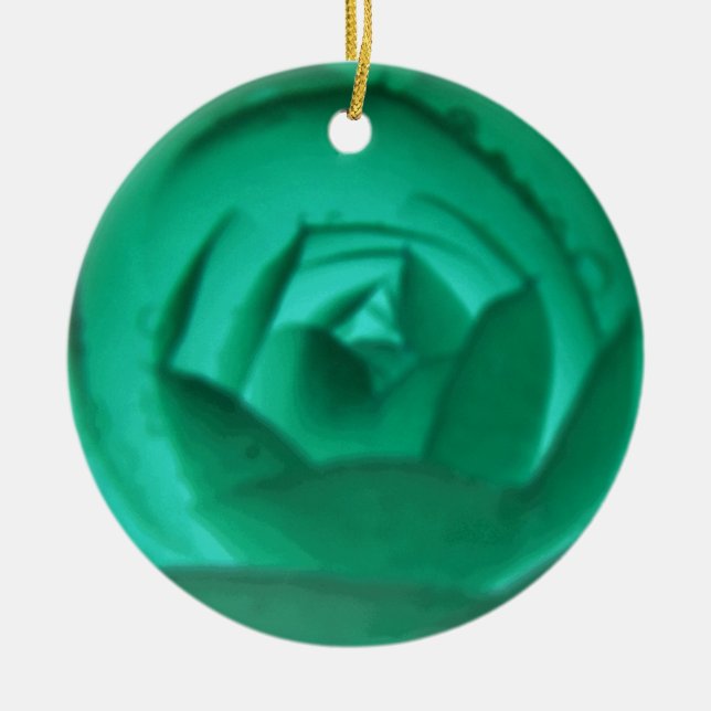 Adorno De Cerámica Flor hipnótica camellia (Frente)