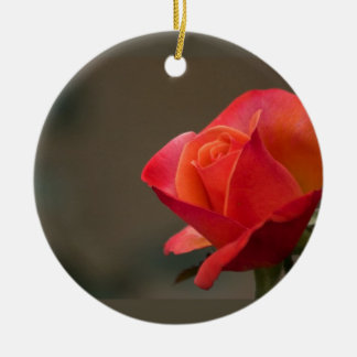 Adorno De Cerámica Flor roja, roja