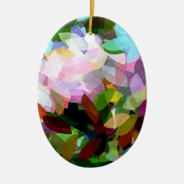 ADORNO DE CERÁMICA FLORAL (Frente)