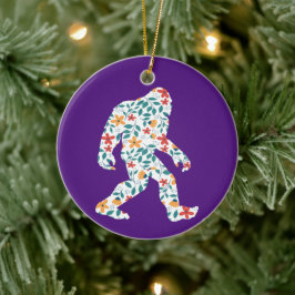 ADORNO DE CERÁMICA FLORAL BIGFOOT